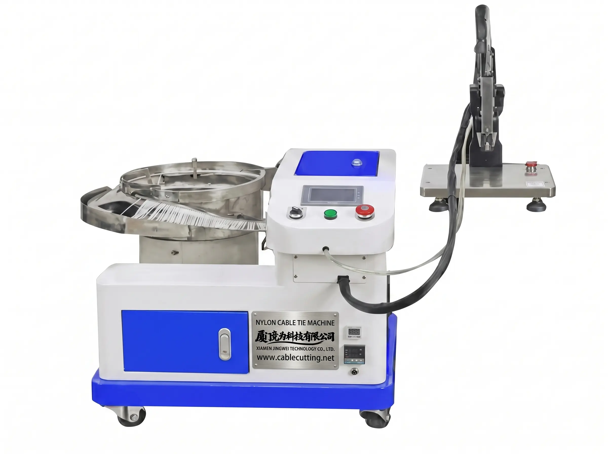 JINGWEI Motor Stator Naylon Kablo Bağlama Makinesi | Endüstriyel Kablo Demeti Çözümü