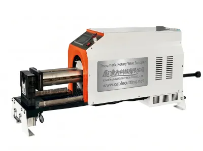 Pnömatik Döner Tel Soyma Makinesi ø50mm Kapasite WPM-X600