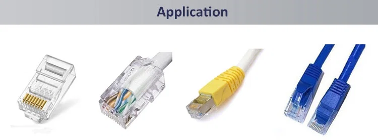 Rj45 Lan Kablo Sıkma Makinesi, Kristal Kafa Pres Terminal Makinesi, Telefon Tel Terminali Sıkma Makinesi örneği