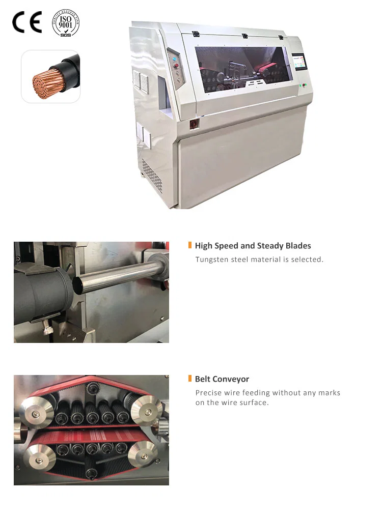 kablo Kablo Sıyırma ve Kesme makinesi, tel sıyırıcı, kablo kesme ve şerit makinesi