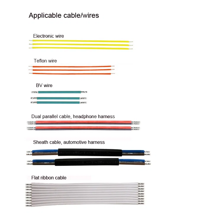 Tel Kesme Sıyırma Kalaylama Makinesi, 5 telli Kesme Sıyırma Kalaylama Makinesi, Otomatik Her İki Uçlu Tel Kalaylama Makinesi örnek ekran