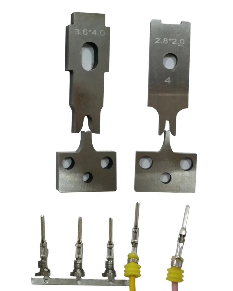 Terminal Crimping Blade, Terminal Crimping Blade And Cutter, Knife Blades And Cutter For Electric Terminal Crimping Terminal Sıkma Bıçağı, Terminal Sıkma Bıçağı ve Kesici, Elektrik Terminali Sıkma İçin Bıçak Bıçakları ve Kesici