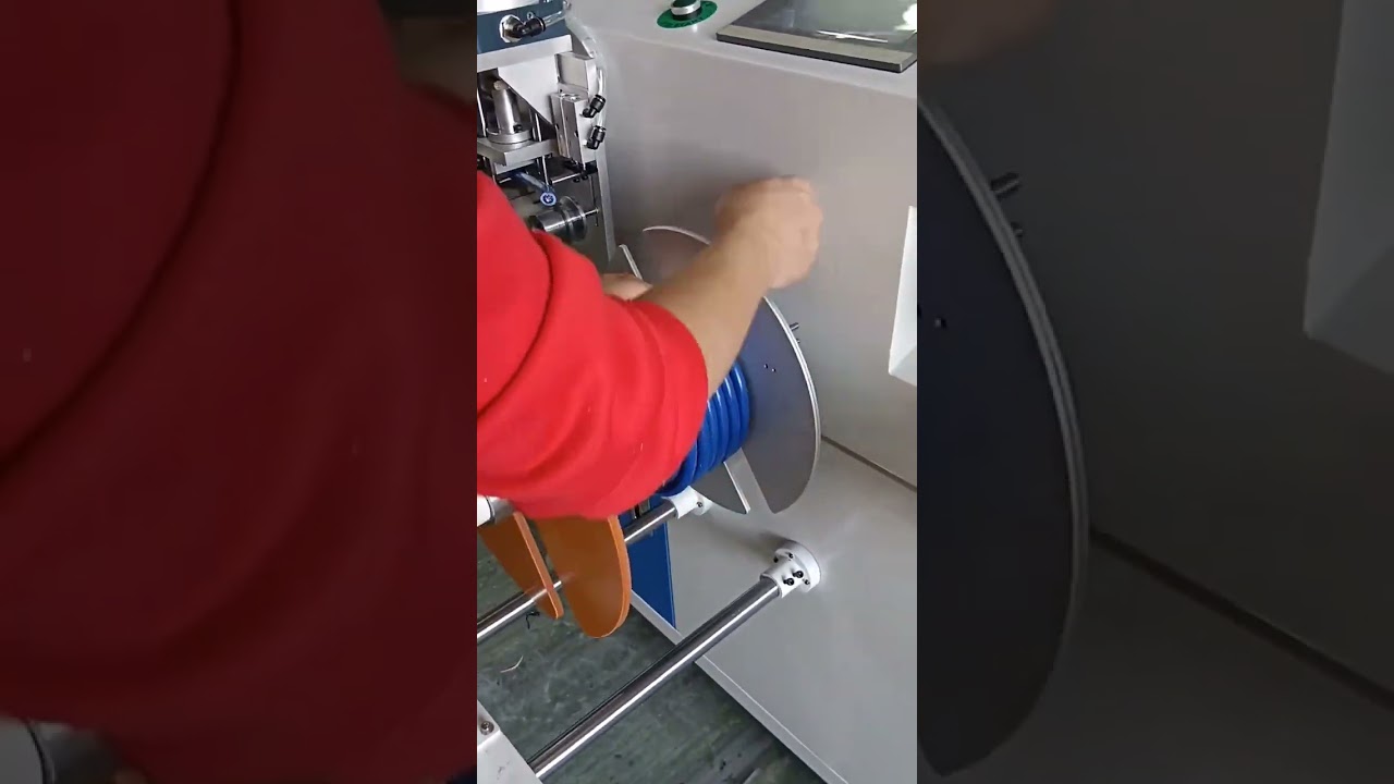 Otomatik Metre Sayma, Geçiş, Kesme, Tel Sarma ve Bağlama Makinesi (1-16mm Çap)
