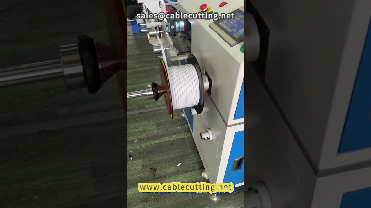 100 Metre Düz Kablo Sarma İşlemi | Kablo Sarma Makinesi | Tel İşleme Ekipmanları