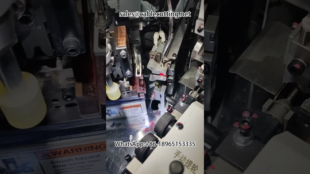 Çift Kafalı Sonlandırma Makinesi | Tek İplikli Kılıflı Kablo Demeti Ekipmanı