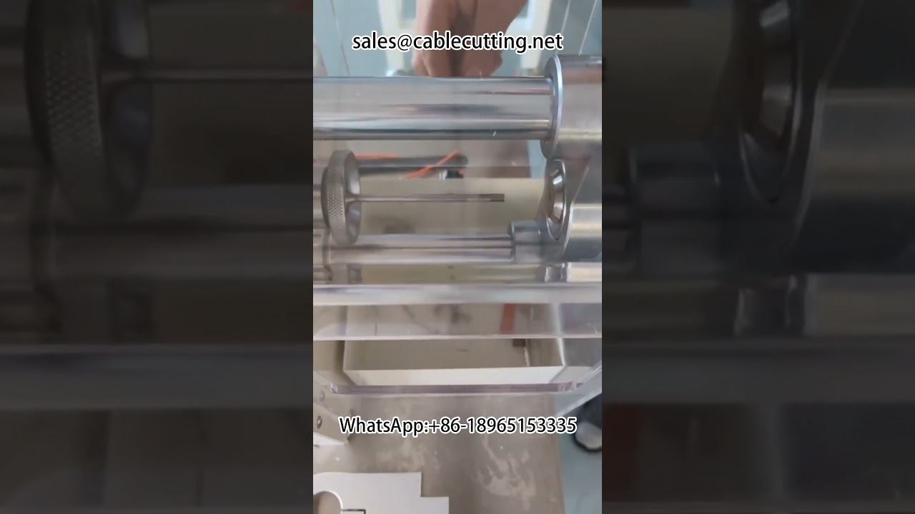 Yarı Otomatik Metal Koruyucu Ağ Kesme Makinesi | EV Kablo Demeti İçin Yeni Nesil Çözüm