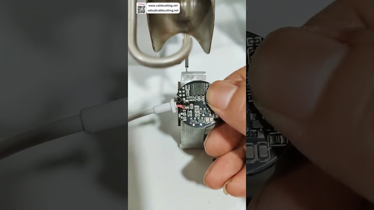Yarı Otomatik Lehimleme Makinesi – Kablosuz Şarj Cihazları için Yüksek Hassasiyetli Elektronik Bobin Kaynağı