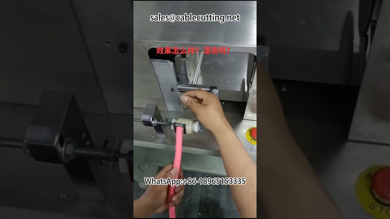 Boru ve Boru Bağlantı Parçaları İçin Otomatik Veri Kablosu Sarma Makinası | Kablo Sıyırma | Otomotiv Sanayi