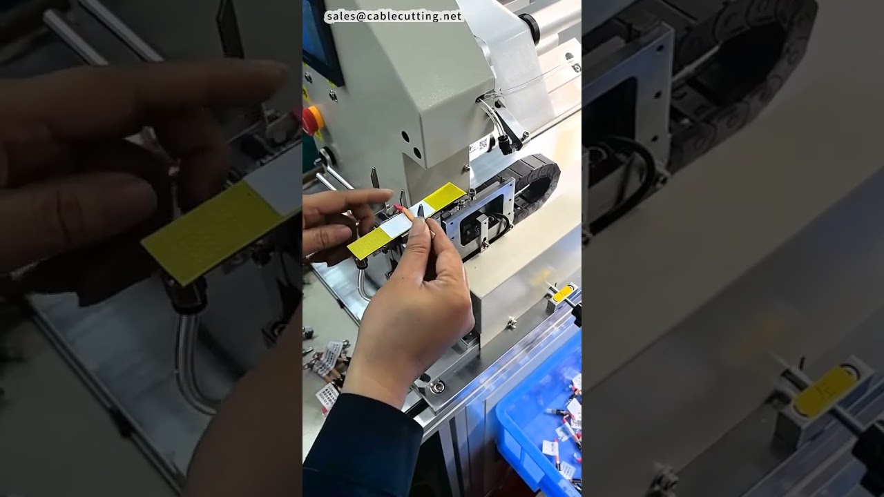 Kablo Etiketleme Makinesi | Katlamalı Etiket Aplikatörü Endüstriyel Otomasyon #fabrika #makine
