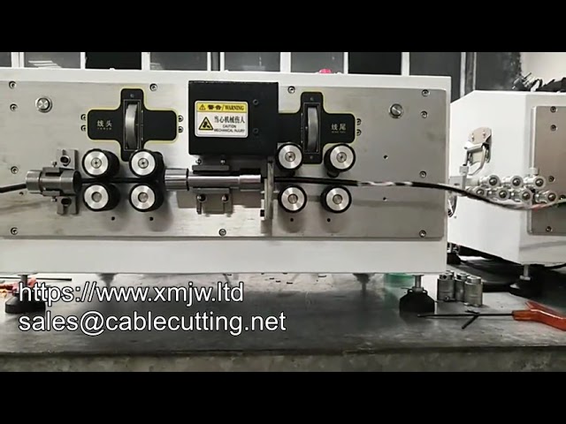25 mm² Silikon Kablo Soyma ve Kesme Makinesi - Otomatik Yuvarlak Kauçuk Tel Sıyırma, Ev Tipi