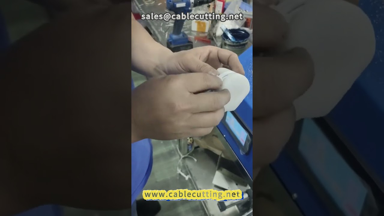 103 Veri Kablosu Kağıt Kart Paketleme Makinesi | Data ve Şarj Kabloları İçin Otomatik Paketleme
