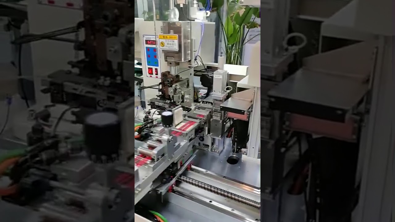 Otomatik Çoklu Kablo Plasti̇k Fi̇ş Gövdesine Takma Makinesi WPM DPW12