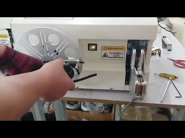 Ekonomik Basma Düğmeli USB Veri Kablosu Sarma ve Bağlama Makinesi