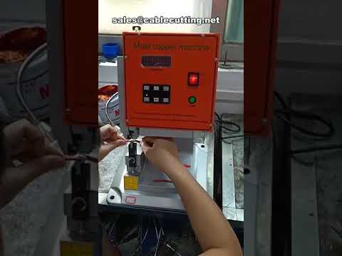 Sessiz Bakır Bant Kıvırma Makinesi ile Kablo Ek Bağlantısı ve Sıyırma