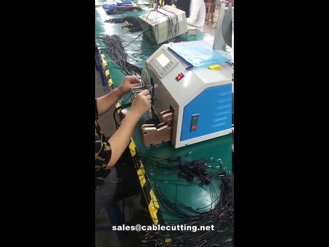 Otomatik Kulaklık Kablo Sarma ve Bağlama Makinesi | Tel Sarma Cihazı