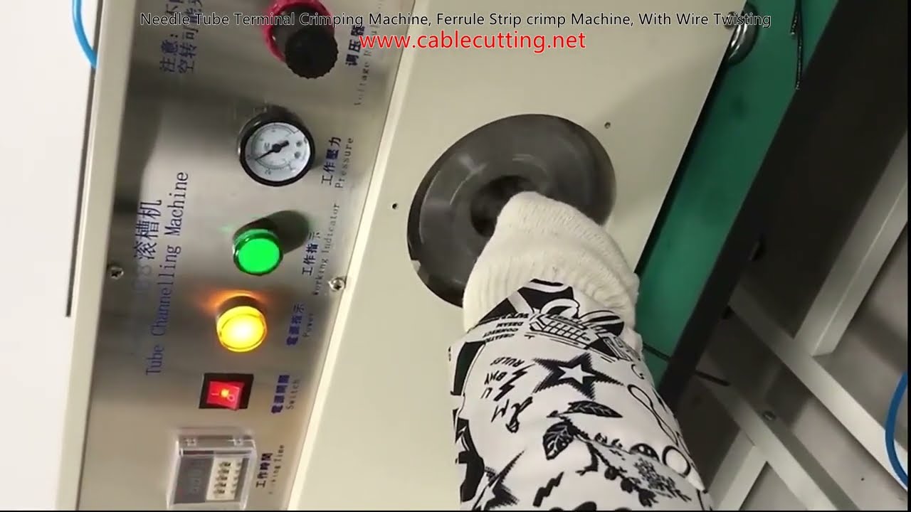 İğne Uçlu Terminal Kıvırma Makinesi, Pabuç Sıkma ve Tel Bükme Özellikli