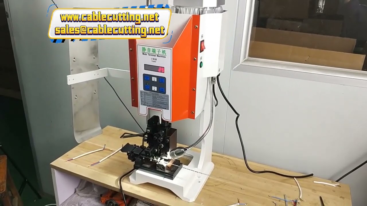 3 Ton Pnömatik Tel Presleme ve Terminal Kıvırma Makinesi | Yan/Uç Beslemeli OTP Uygulayıcı