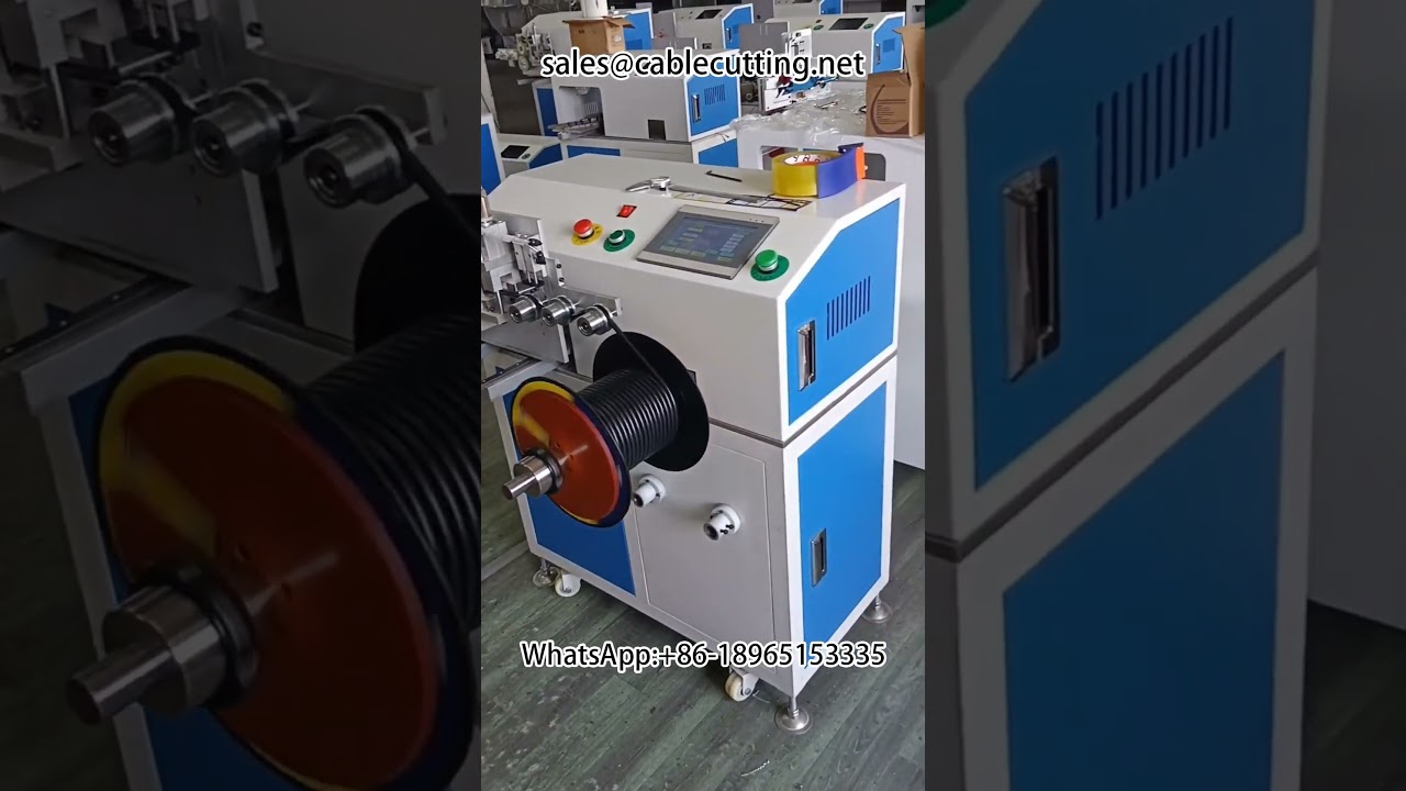 Hassas Metre Sayma ile Tel Sarma Makinesi | Otomatik Kablo Demeti İşleme