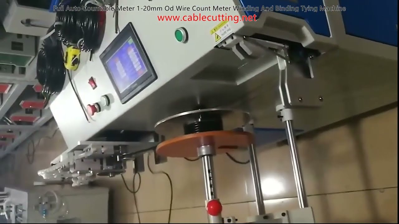Tam Otomatik 1-20mm Tel Sayma, Sarma ve Bağlama Makinesi