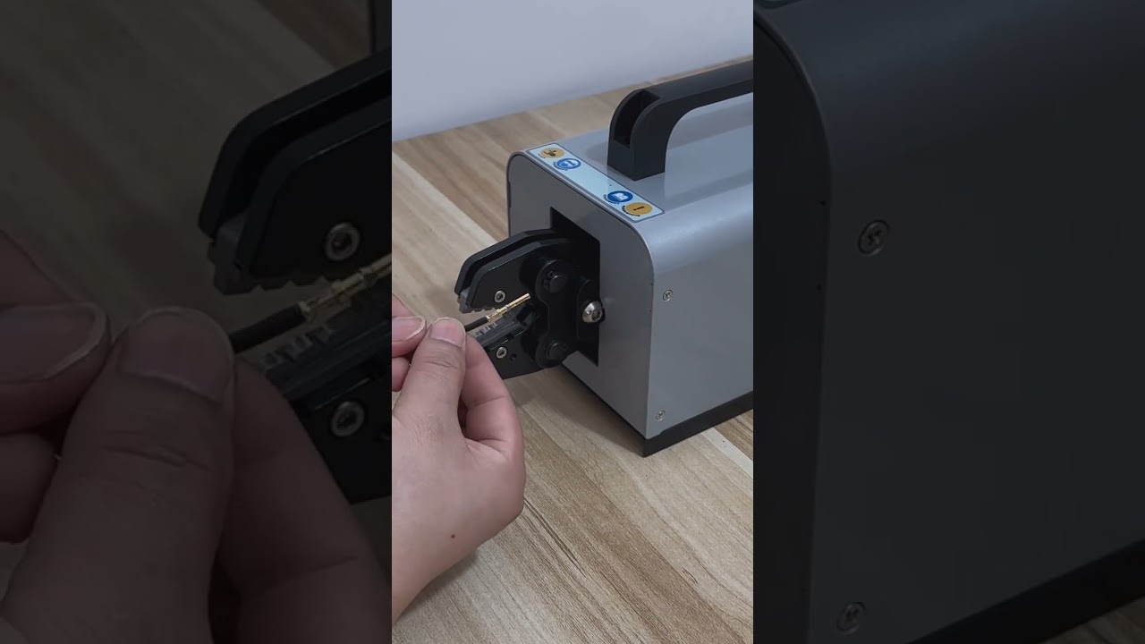 25M Pnömatik Sıkma Makinesi - Havacılık Pim Terminali Sıkma #fabrika #makine