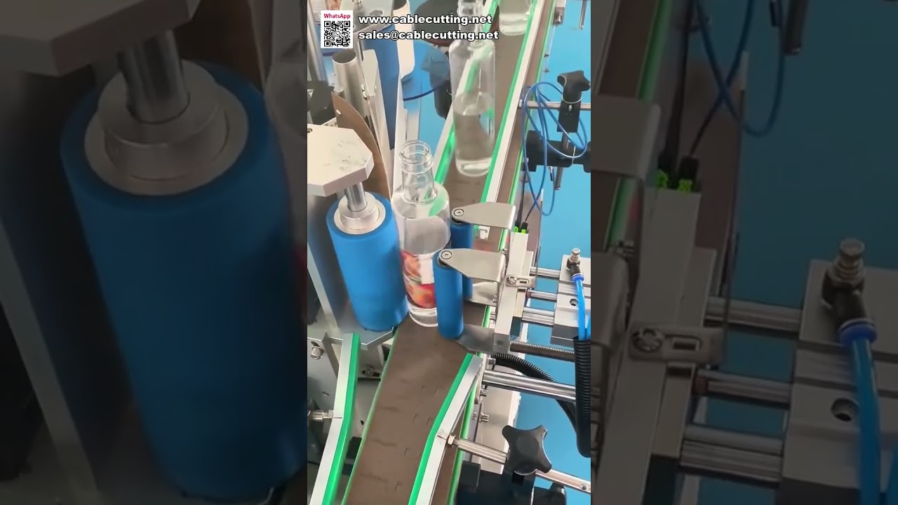 Endüstriyel Otomatik Yuvarlak Şişe Etiketleme Makinesi | Üretim Hattı İçin Verimli Sticker Uygulayıcı