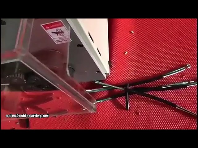 Tam Otomatik Çok Çekirdekli Kablo Kesme ve Sıyırma Makinesi - Dış Kılıf ve İç Çekirdek Kablolar İçin