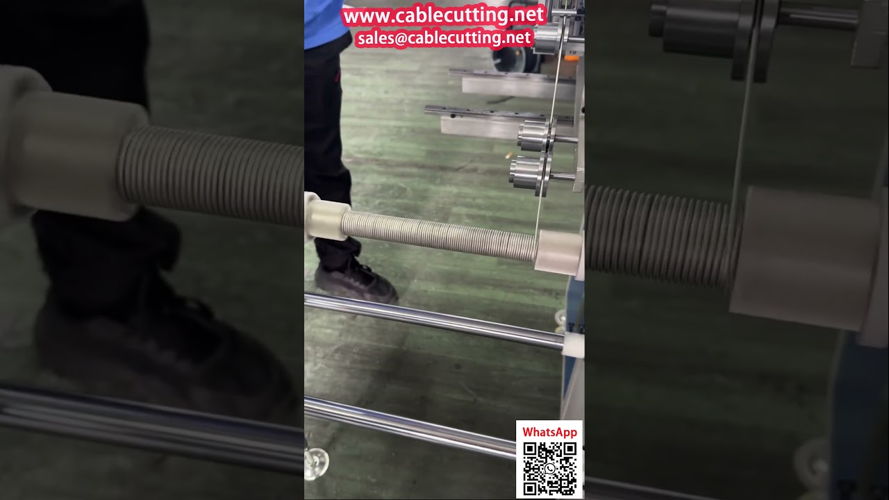 Koaksiyel ve Anten Kabloları İçin Otomatik Hassas Sarma & Sayma Makinesi