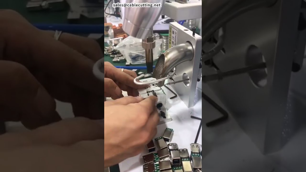 USB A Dişi - Yazıcı Adaptörü Lehimleme | Otomatik Lehimleme Makinesi #fabrika #makine #diy