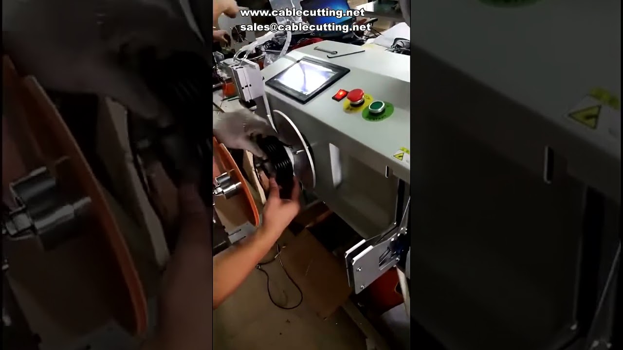 Tel Kesme, Sarma ve Bağlama Makinesi | Güç Kablosu Sarma Makinesi | Otomatik Tel Sarma