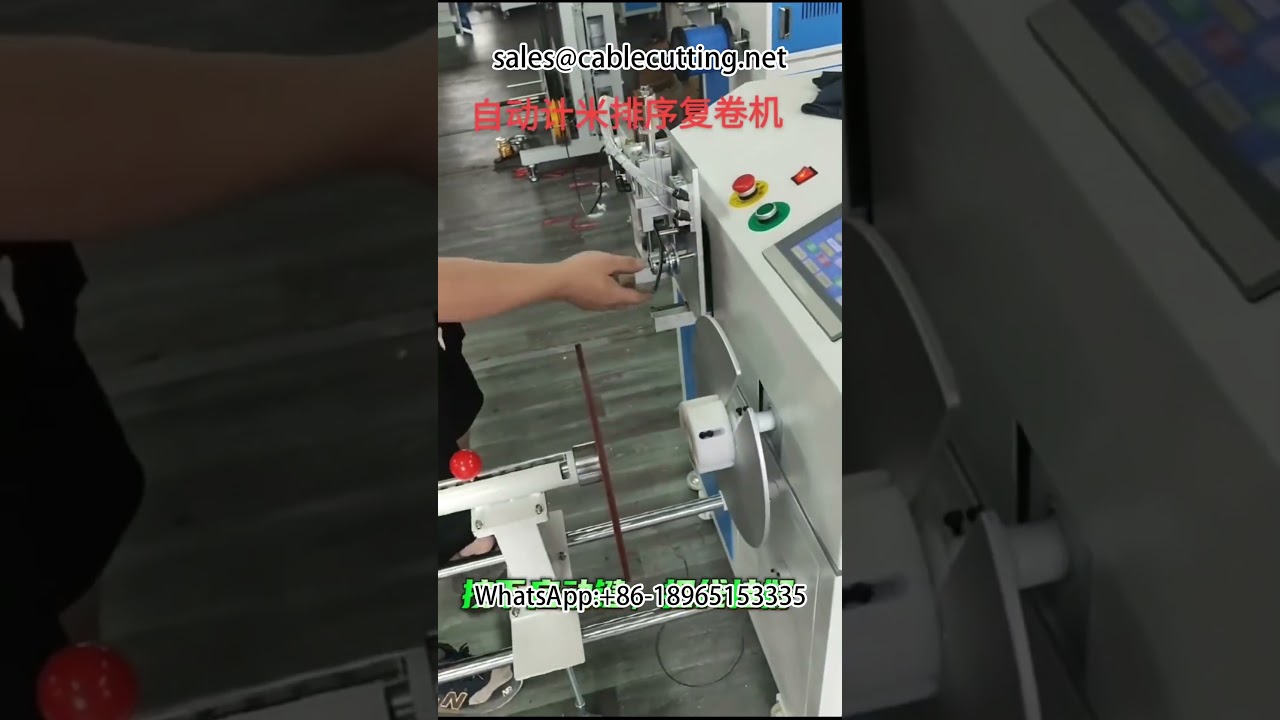 Otomatik Metre Sayıcılı Tel Sarma Makinesi | Hassas Bobin Paketleme