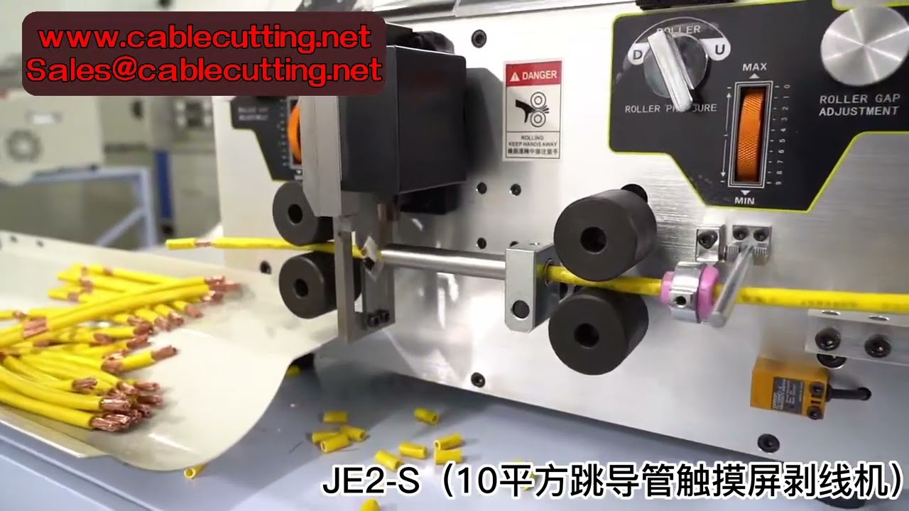 0.1-10mm² Otomatik Kablo Sıyırma ve Kesme Makinesi | PVC, Teflon, Örgülü Kablolar İçin