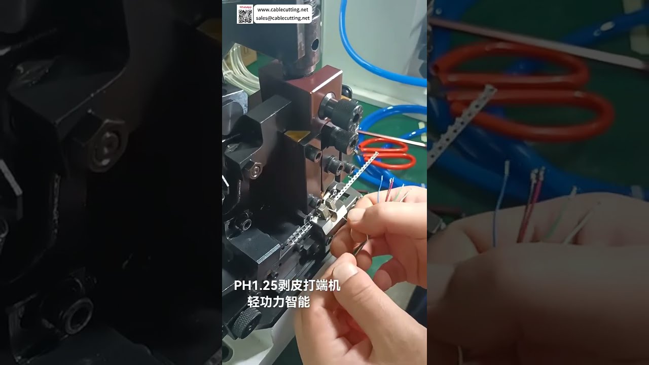 Tel Sıyırma ve Sıkma Makinesi | Güvenilir Hassas Terminal Presi Yüksek Hızlı Kablo Demeti Aracı