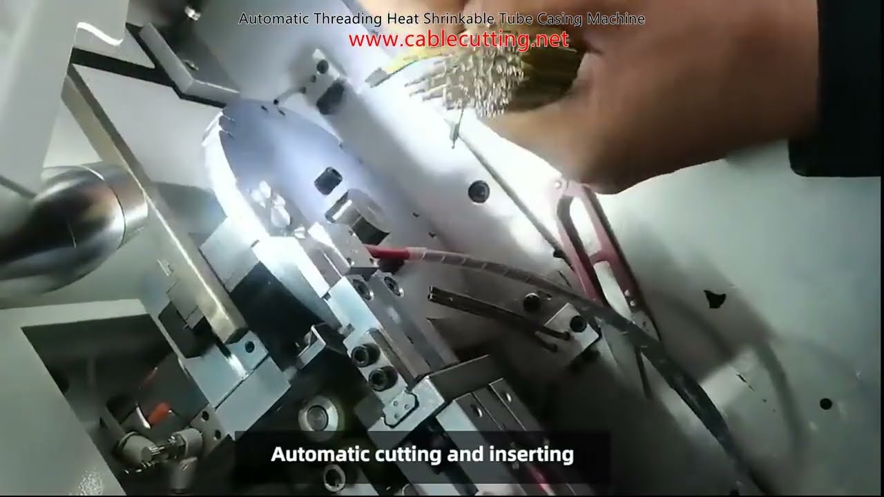 Otomatik İplik Geçirmeli Isı Büzüşen Tüp Kılıflama Makinesi