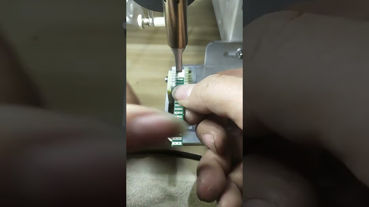Yarı Otomatik Tel Lehimleme Makinesi | Havacılık Fişleri, LED Şerit ve PCB Lehimleme