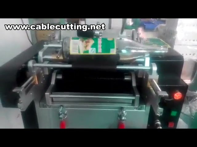 Şişe ve Yuvarlak Kavanozlar İçin Manuel Islak Tutkal Etiketleme Makinesi | Kağıt Etiketli Endüstriyel Çözüm