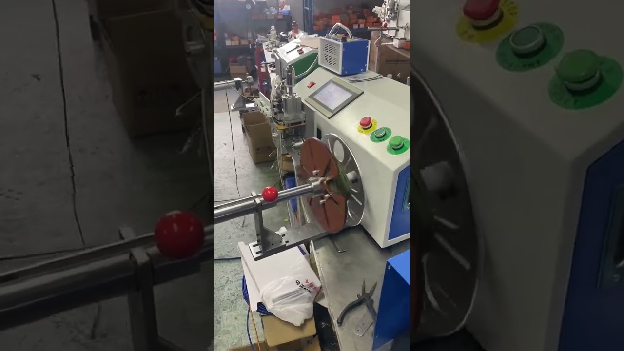 108 Çok Fonksiyonlu Halat Sarma Makinesi | Isı Kesme, Ölçüm, Ayırma ve Demetleme #fabrika