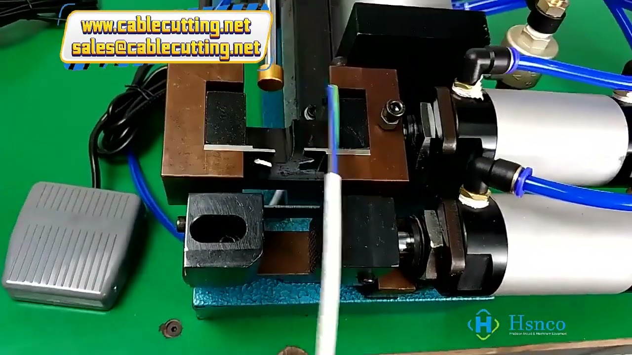 315 Pnömatik Kablo Sıyırma Makinesi | Hava Basınçlı Soyma ve Kesme Cihazı (20mm Çap)