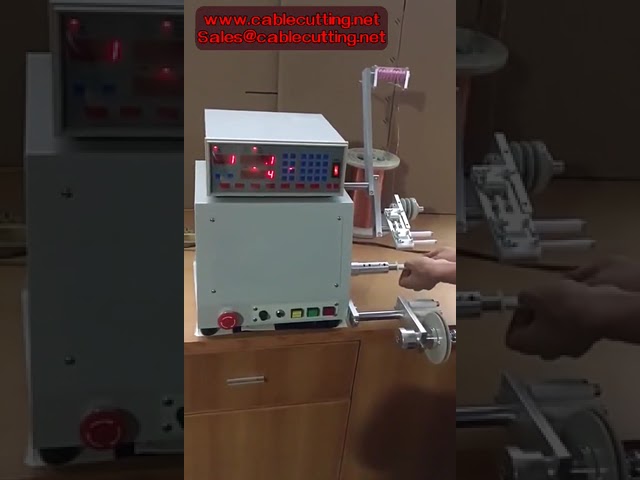 Yeni 750W Yüksek Kaliteli Bilgisayar Kontrollü Otomatik Bobin Sarma Makinesi – 0.1-2.5mm Tel İçin