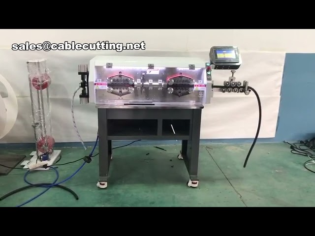 Büyük Çok Çekirdekli Kablo Kesme ve Sıyırma Makinesi | Endüstriyel Kablo İşleme