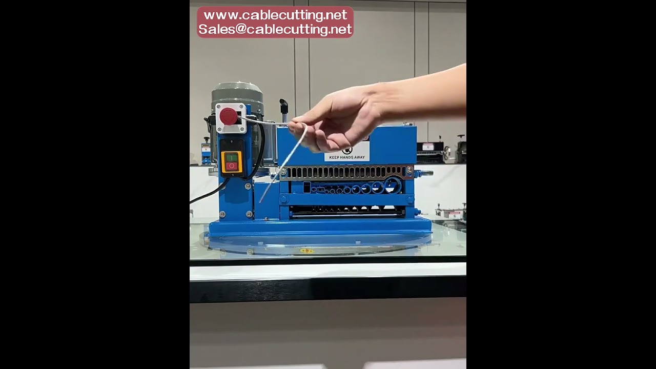 Tam Otomatik Kablo Sıyırma Makinesi – Bakır Tel Soyma Makinesi 370W 750W Yüksek Güç