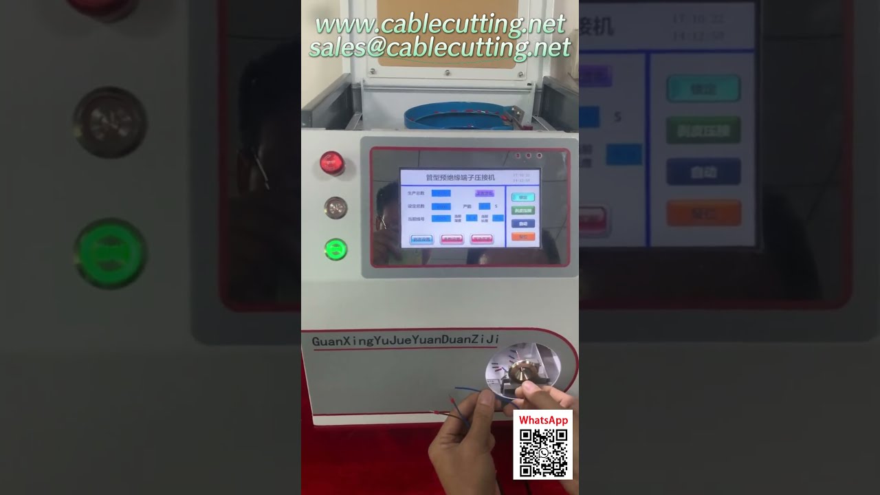 Otomatik Vibrasyonlu Besleyicili Boru Terminal Pres Makinesi