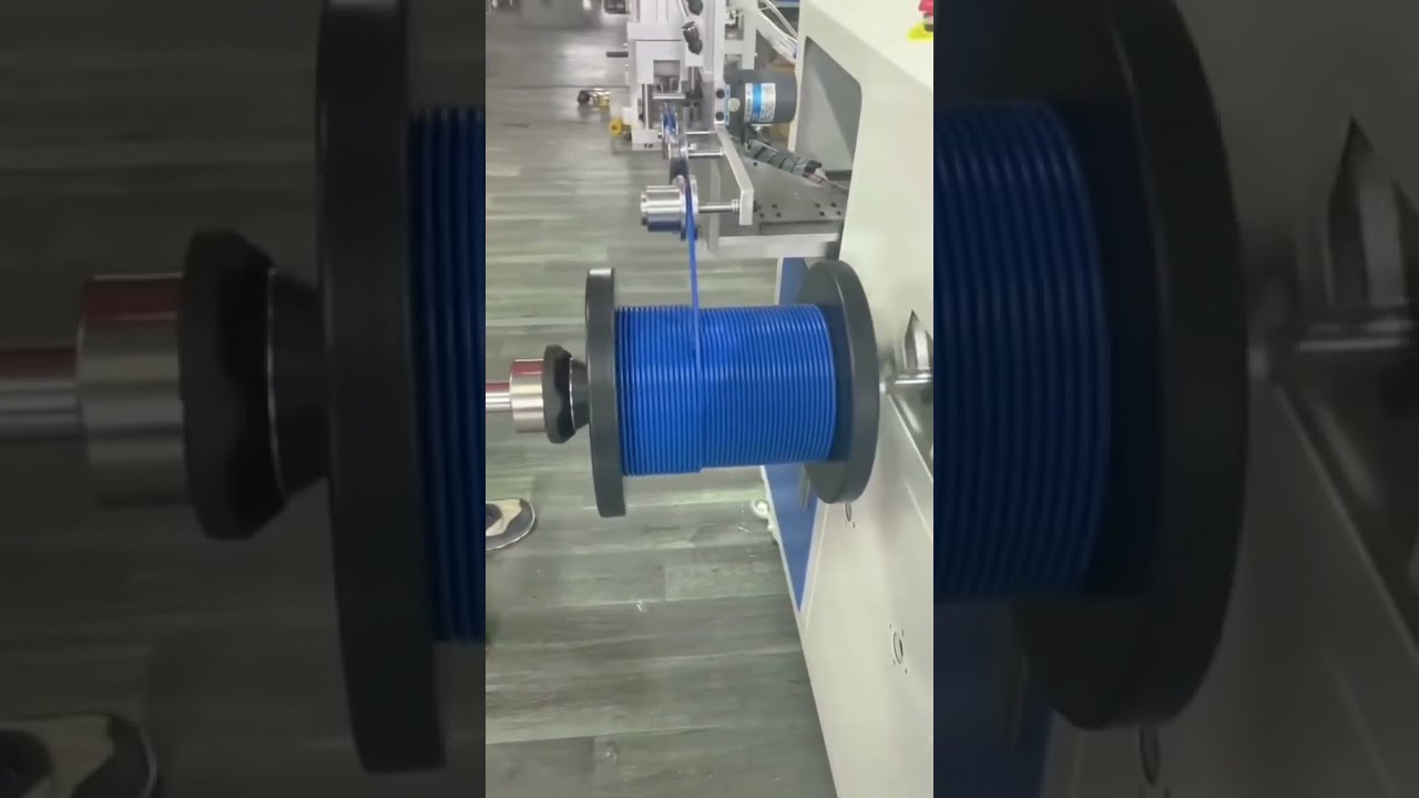 115 Hassas Ölçümlü Tel Sarma Makinesi | Büyükten Küçük Bobinlere, Plastik ve İçi Boş Malzemeler İçin Kesim Fonksiyonlu
