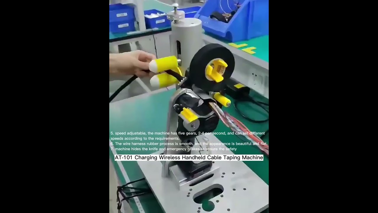 AT-101 Kablosuz Şarjlı El Tipi Kablo Sarma Makinesi | Hızlı ve Pratik Bantlama