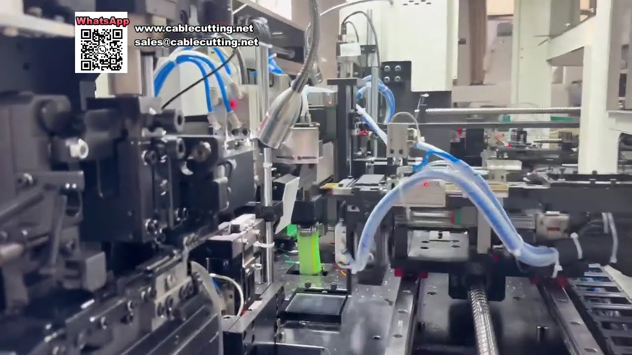 Tam Otomatik Çift Kafalı OD10 Silikon Tel Kablo Yerleştirme Makinesi