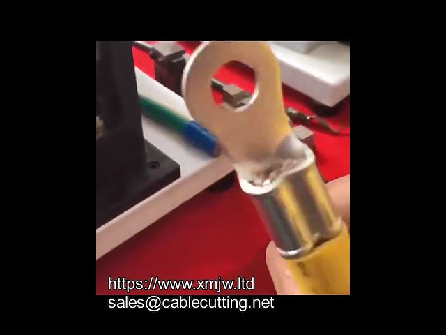 40 Tonluk Otomatik Hidrolik Terminal Sıkma Makinesi | Endüstriyel Hassas Kıvırma